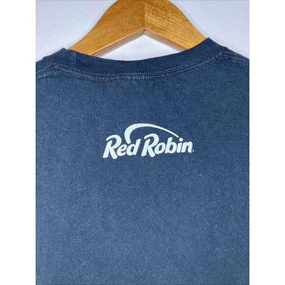 Red Robin Circle of Life Onion Rings T-Shirt Women's Small Restaurant Employee - Picture 6 of 7